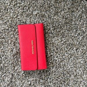 Michael Kors Wallet with Gold Accents